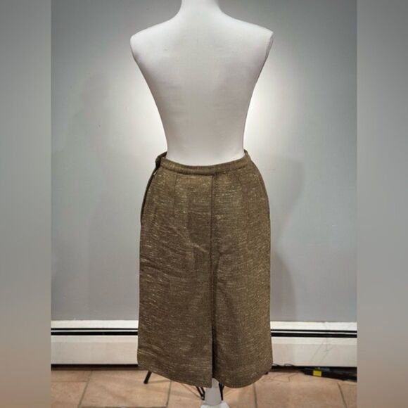 CLEARANCE! Brown VINTAGE Handmade Skirt Size 4 VGUC - Picture 2 of 7